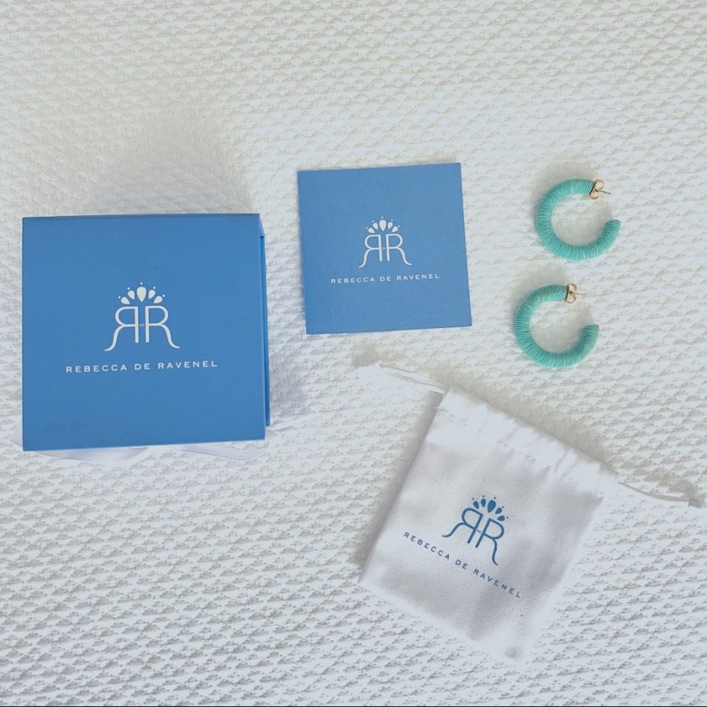 Rebecca de Ravenel Cord Hoop Earrings